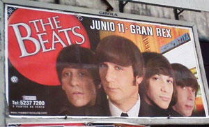 Lucas Giuliani en el Gran Rex con The Beats